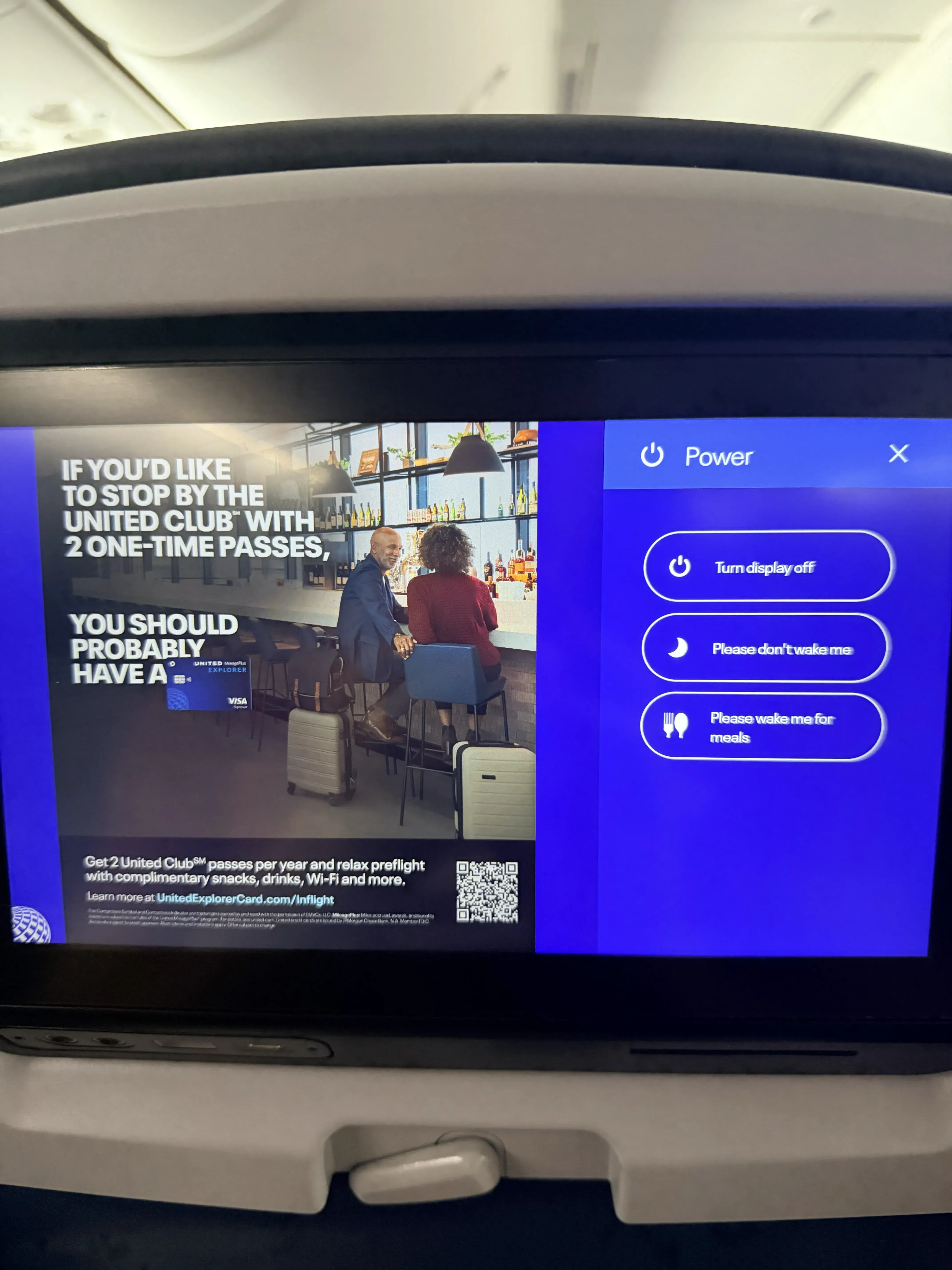 Credit card advertisement