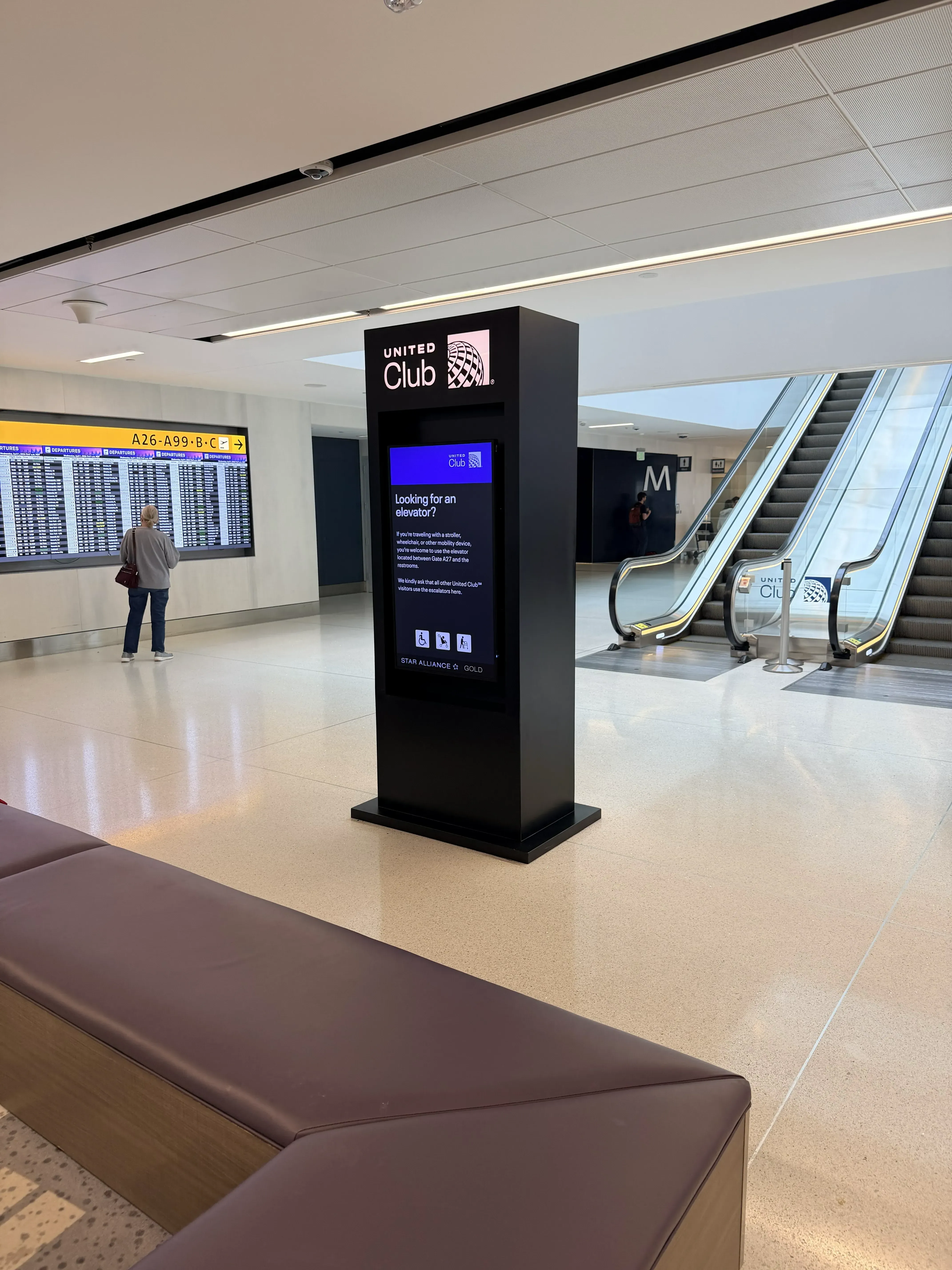 United Club entrance