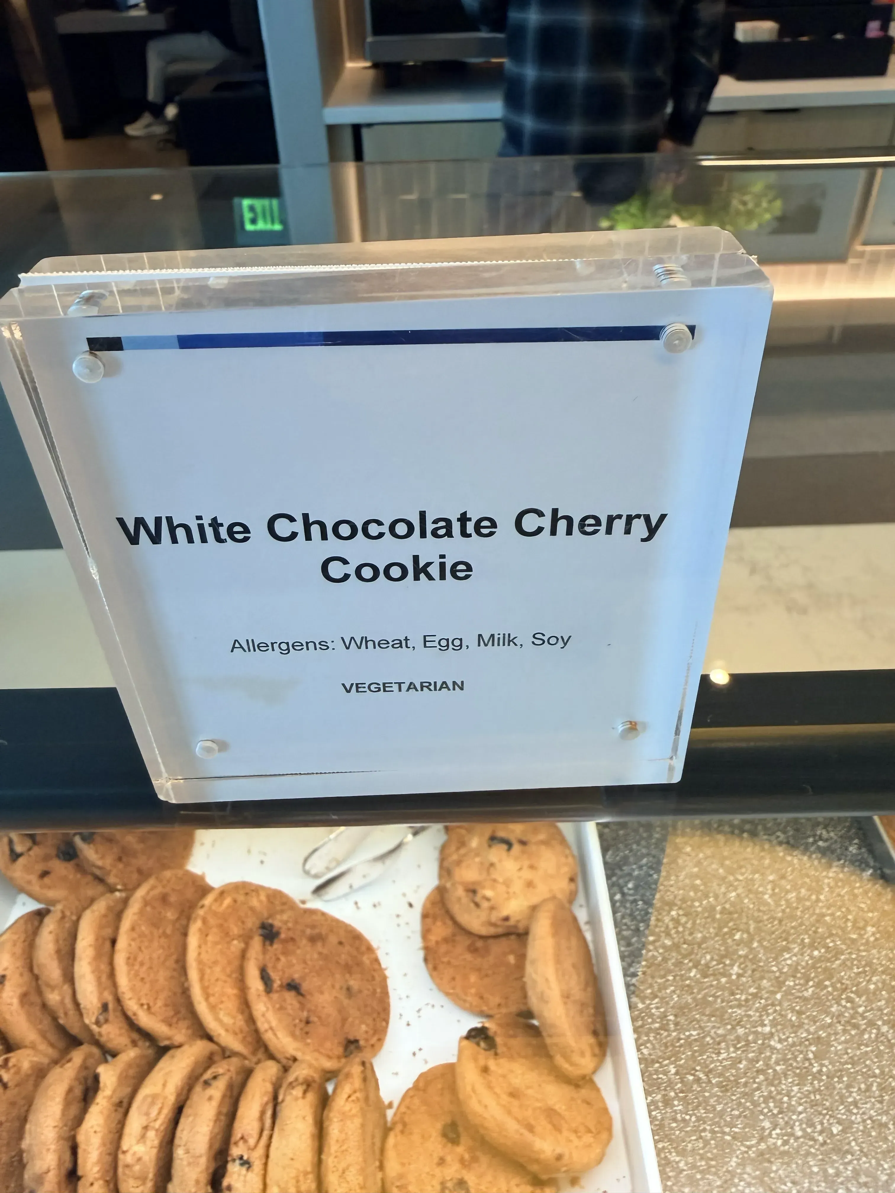 Food description sign