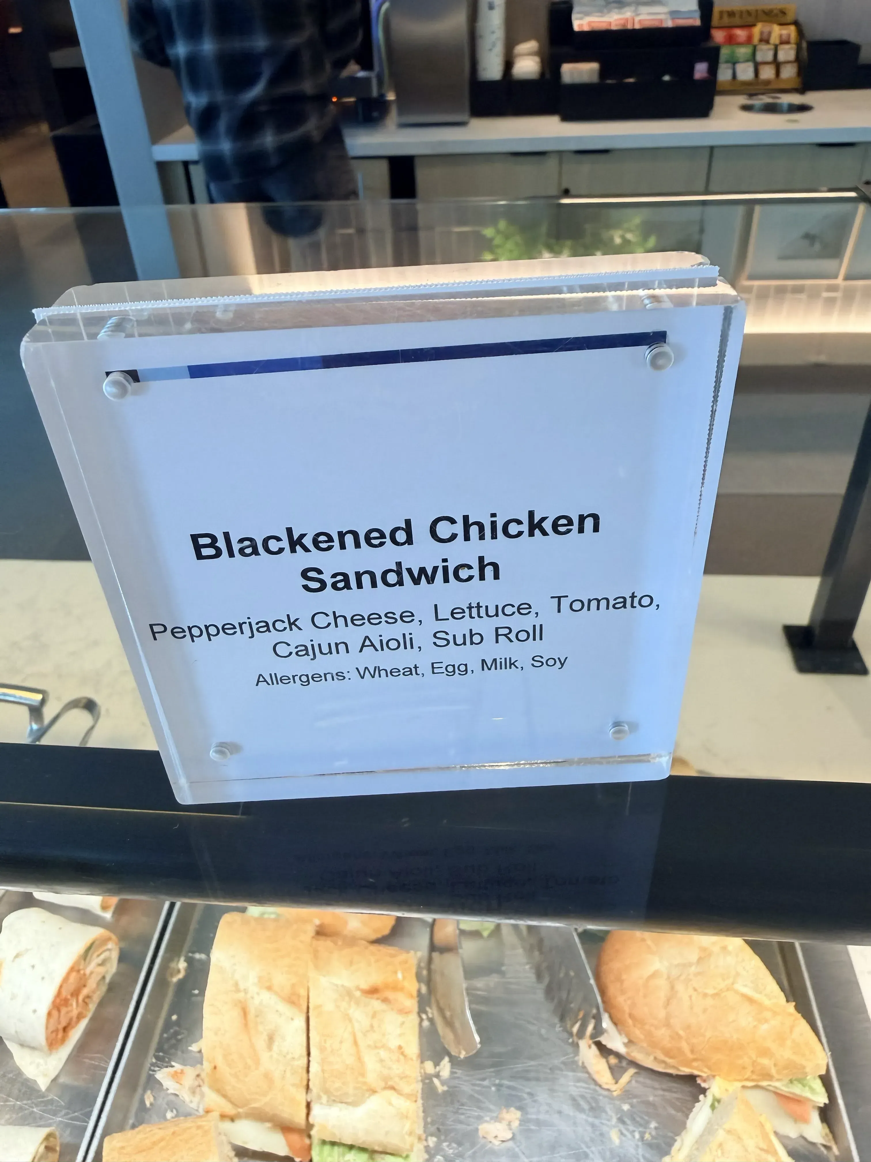 Food description sign