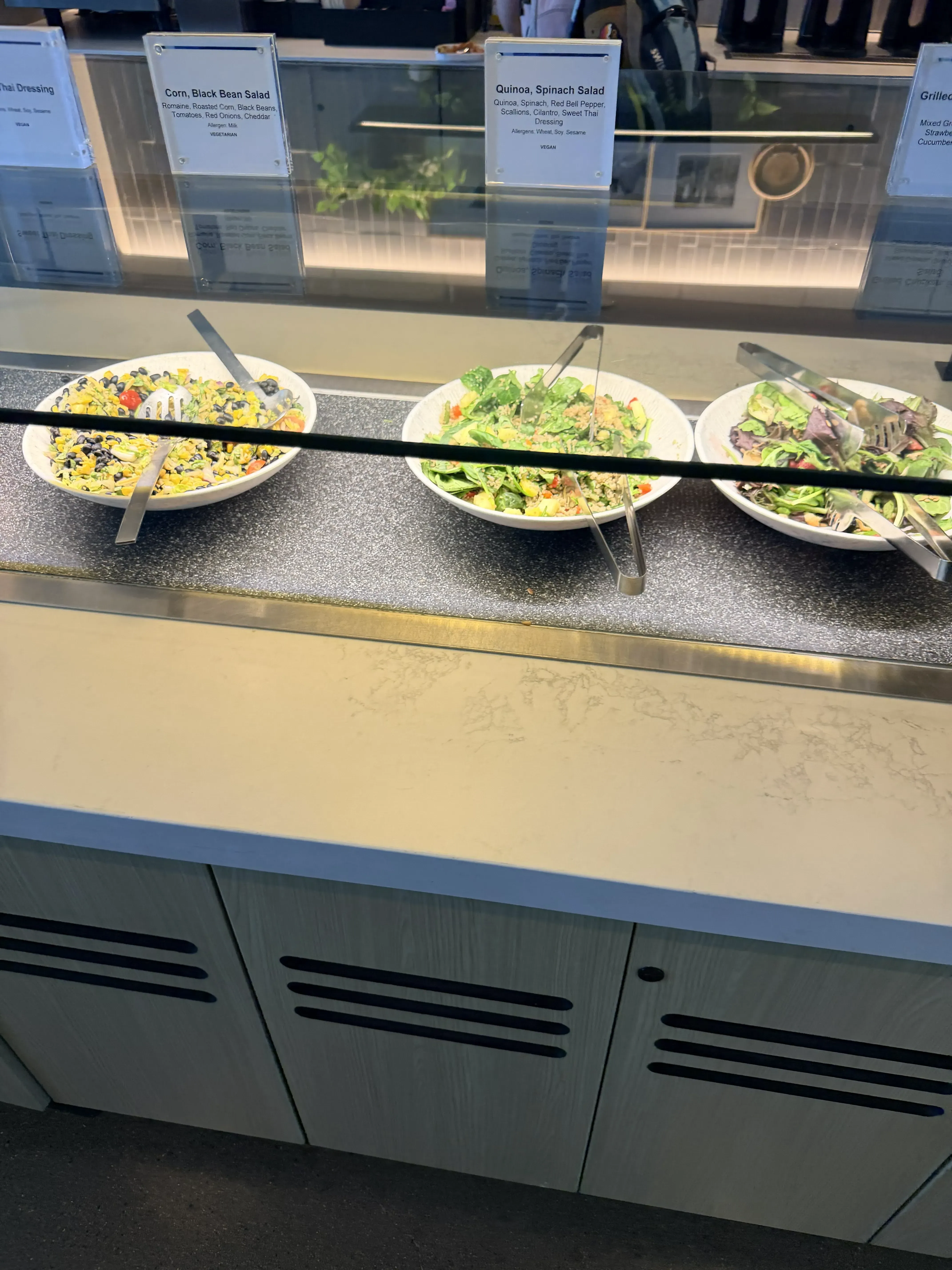 Untouched salad bowls