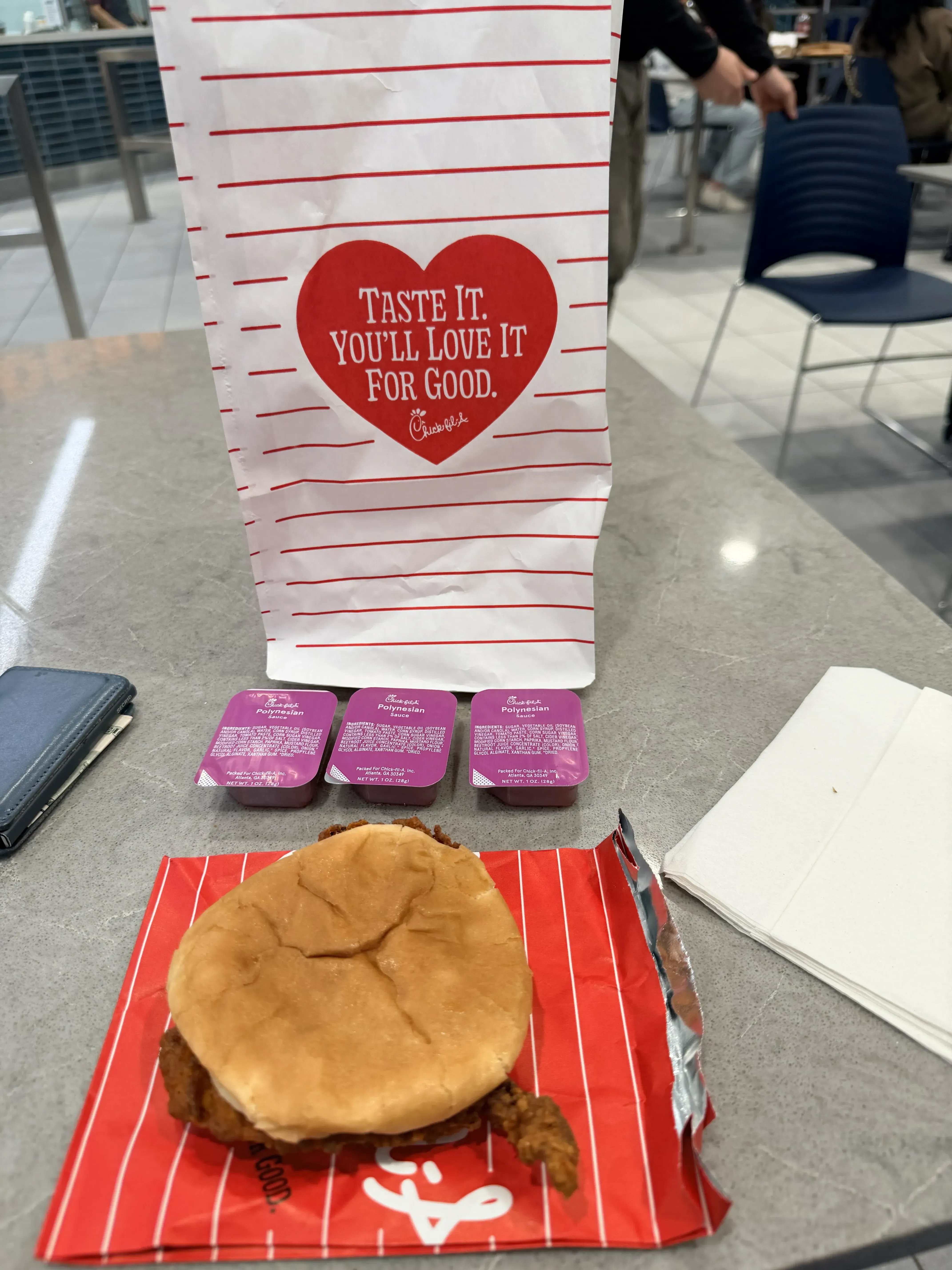 Chick-fil-A sandwich