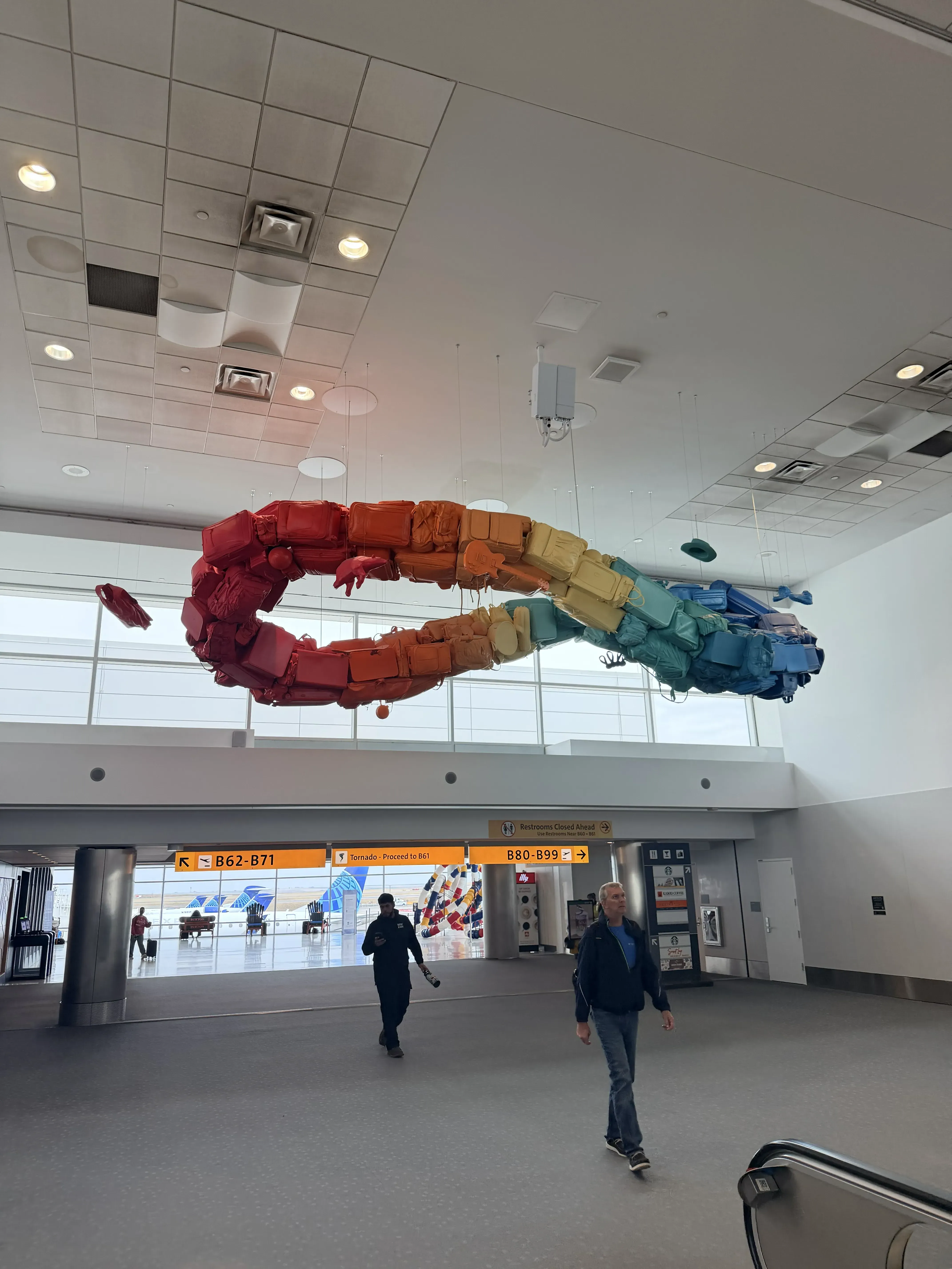 Denver concourse infinity sign